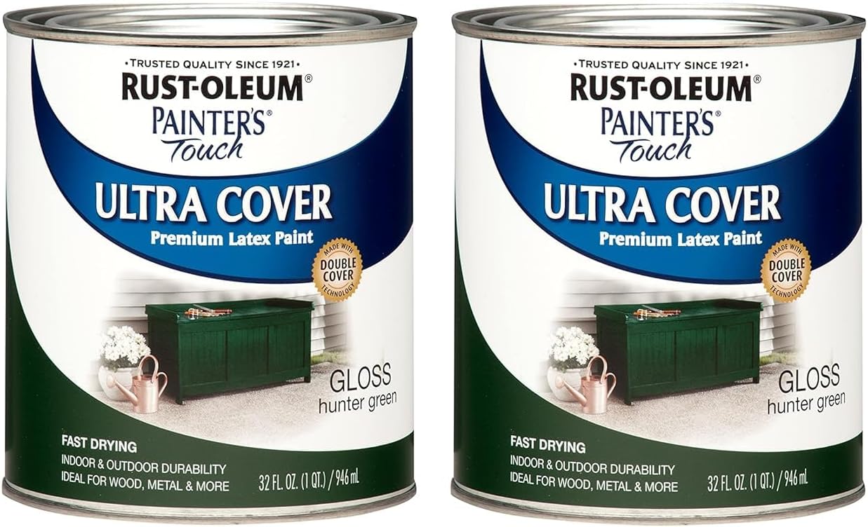 Rust-Oleum Painter's Touch Gloss Hunter Green Paint for Projects