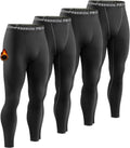 Men Thermal Compression Pants Fleece Lined Heated Leggings - Warm