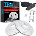 Front Brake Pad & Rotor Kit for 08-19 INFINITI and 09-19 Nissan