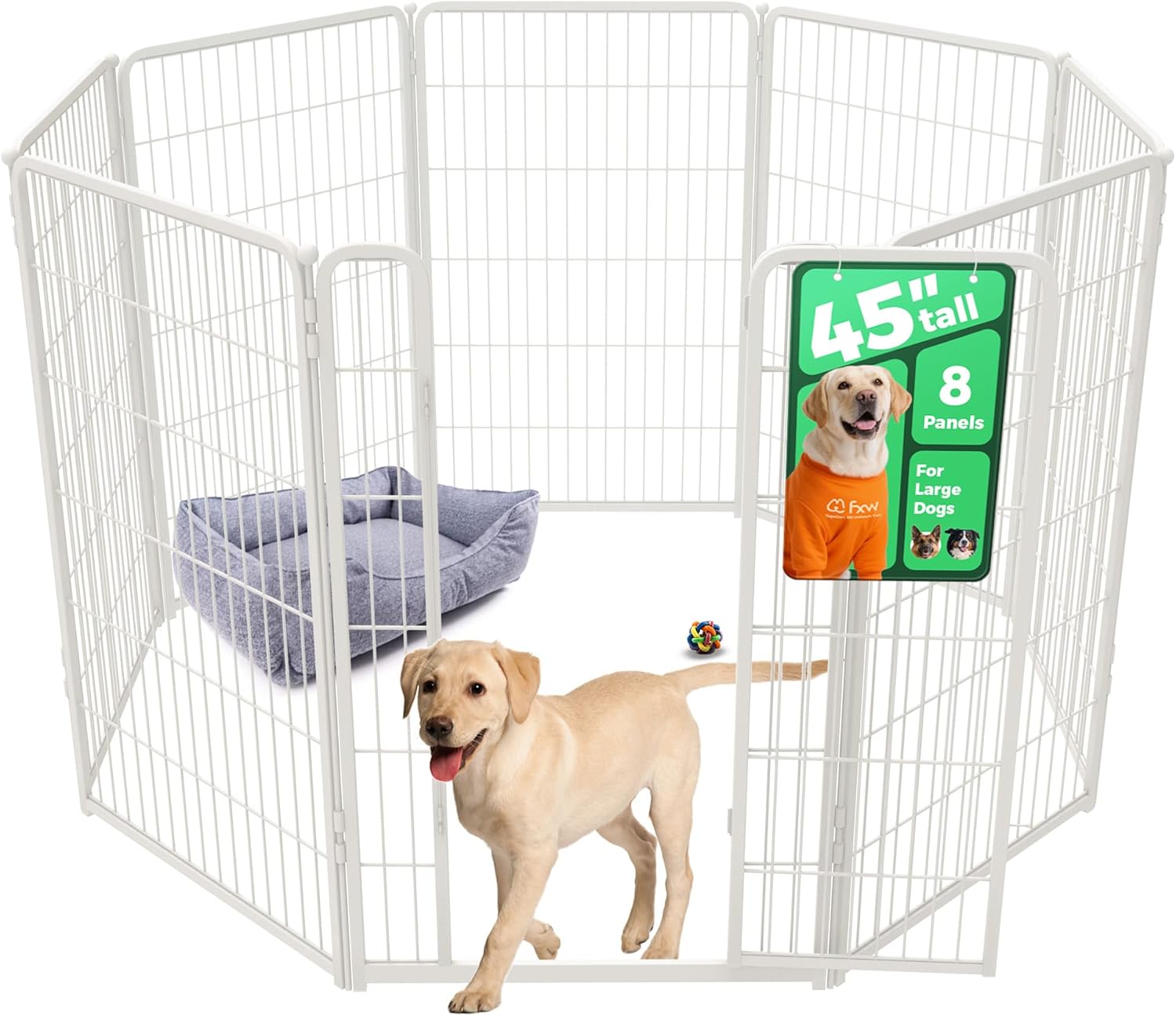 FXW Homeplus Unleashed Indoor Dog Playpen for Safe Play