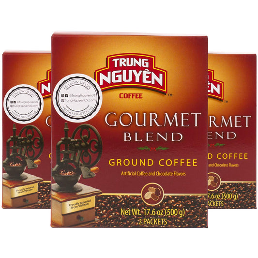 Trung Nguyen Gourmet Blend Roasted Ground Coffee for Bold Flavor