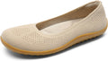 DREAM PAIRS Women's Ballet Flats - Comfortable Wide Toe Knit Slip Ons