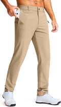 Men's Golf Pants 30in/32in/34in Slim Fit Stretch Dress Pants - Light
