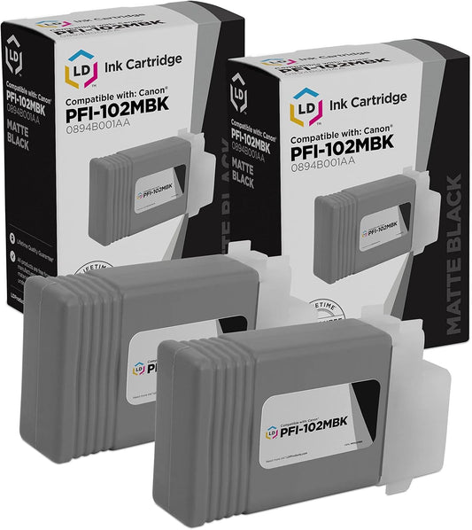 Vivid Matte Black Ink Duo for Canon Printers