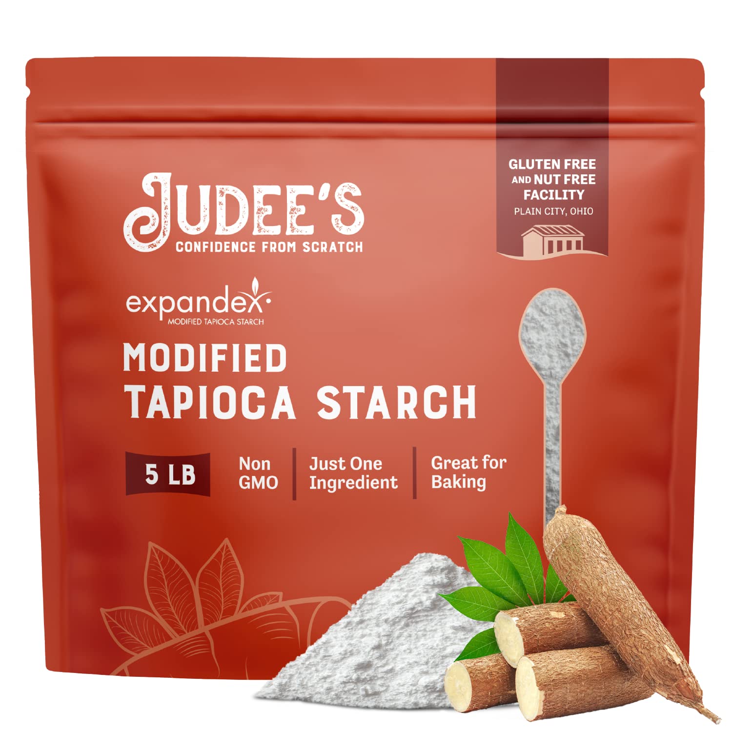 Judee's Gluten Free Expandex Tapioca Starch for Baking & Cooking