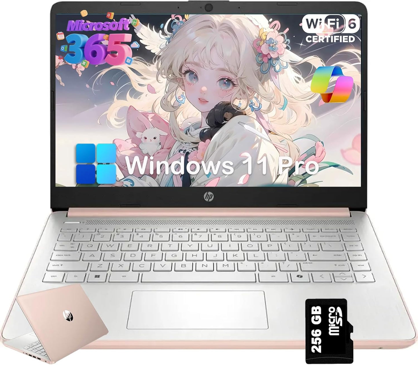 HP 2025 New 14 Laptop for Student & Business - Ultra-Light Performance