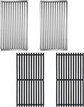 Stainless Steel & Cast Iron Emitter Plates 2-Pack - Thick Heavy Duty