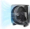 Quiet 9 Desk Fan for Bedroom, 3 Speeds, Black