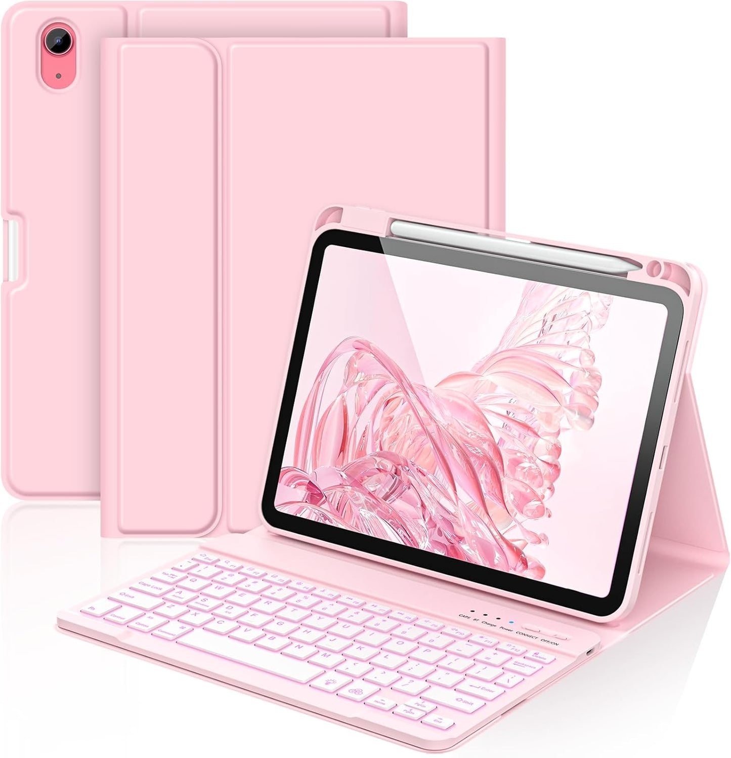 aMZCaSE iPad A16 11th 10th Gen Case with Detachable Keyboard