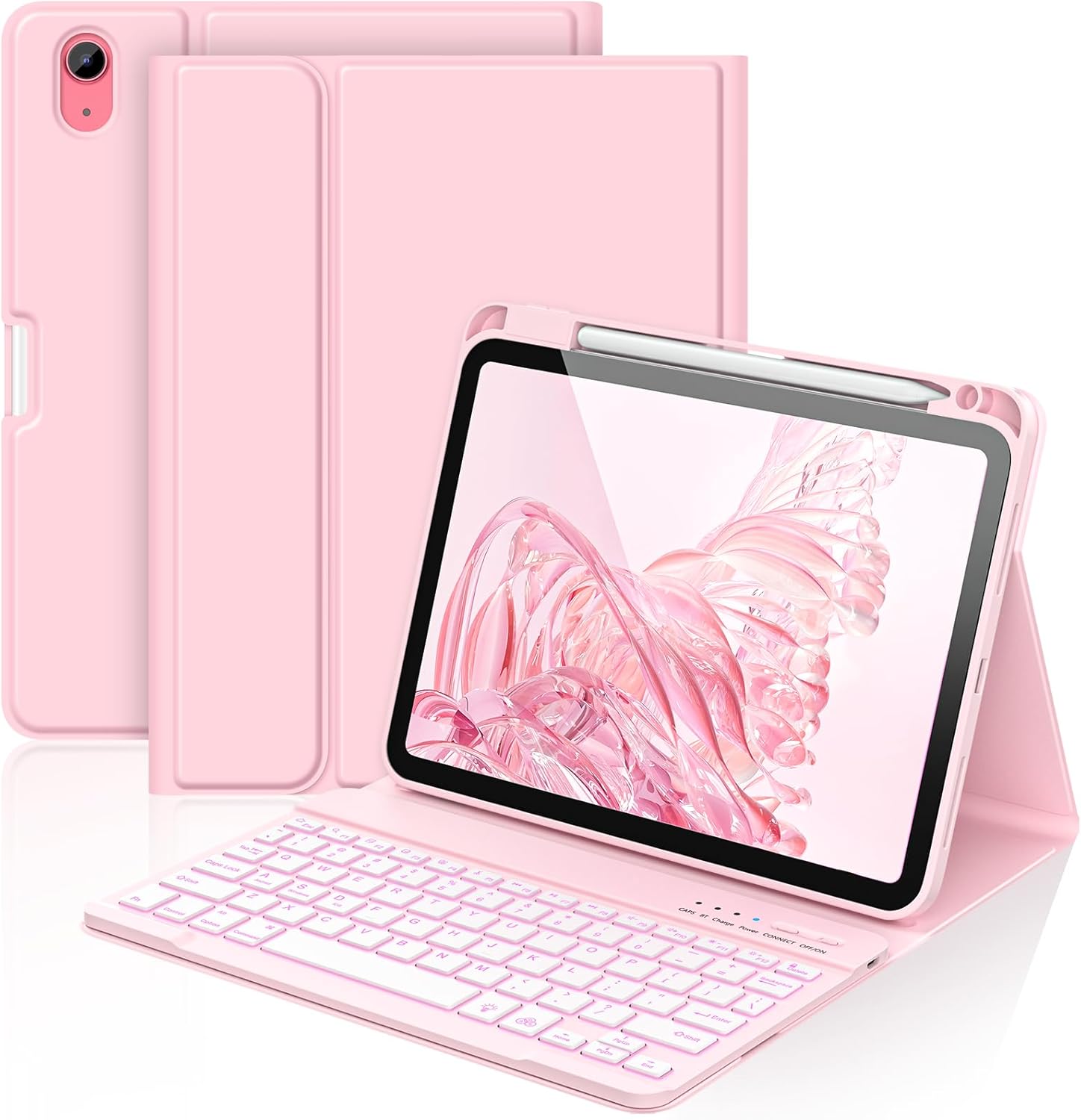 aMZCaSE iPad A16 11th 10th Gen Case with Detachable Keyboard