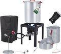 Hike Crew Outdoor Turkey Fryer Kit - Complete 14-Piece Set