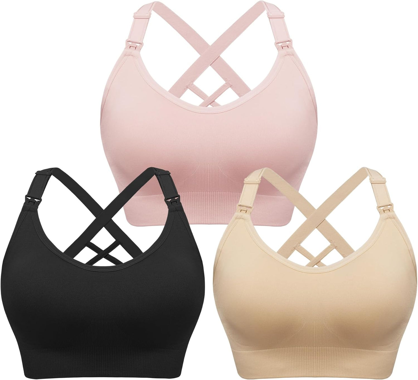 Angelhood Nursing Bras for Breastfeeding and Active Moms