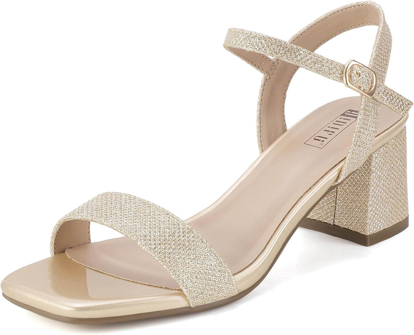 IDIFU IN2 Low Block Heels for Women - Stylish and Comfortable