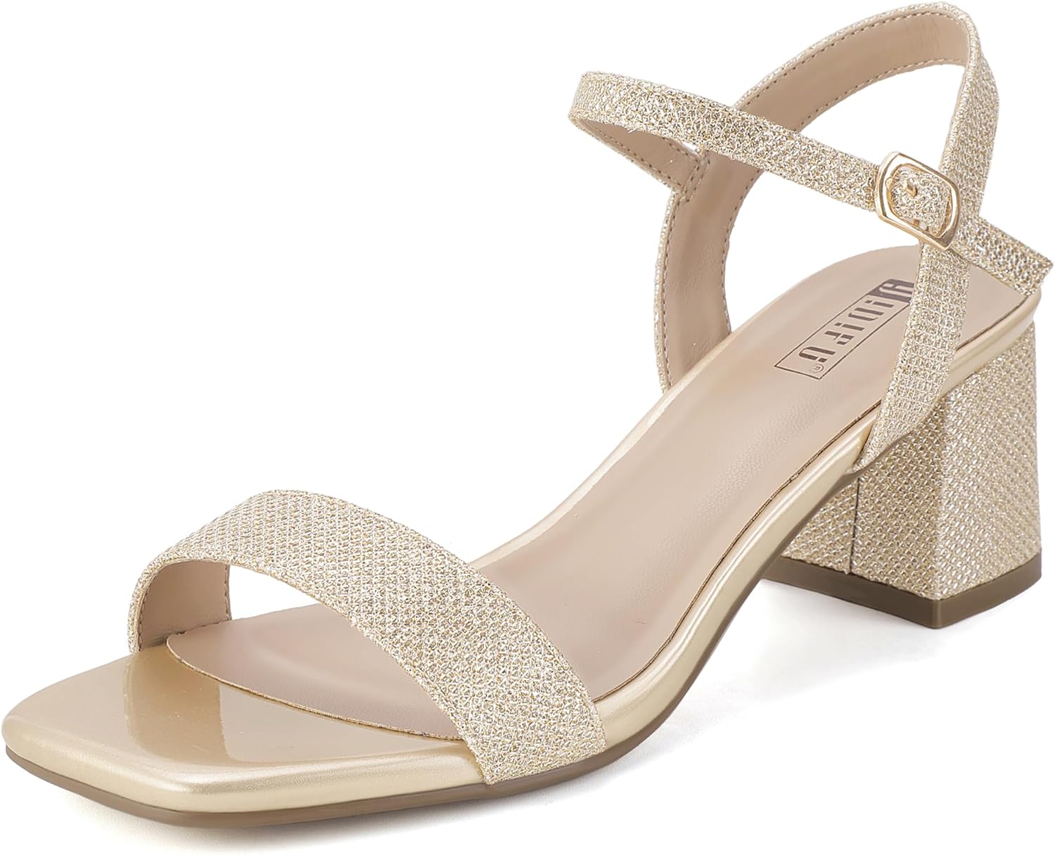IDIFU IN2 Low Block Heels for Women - Stylish and Comfortable