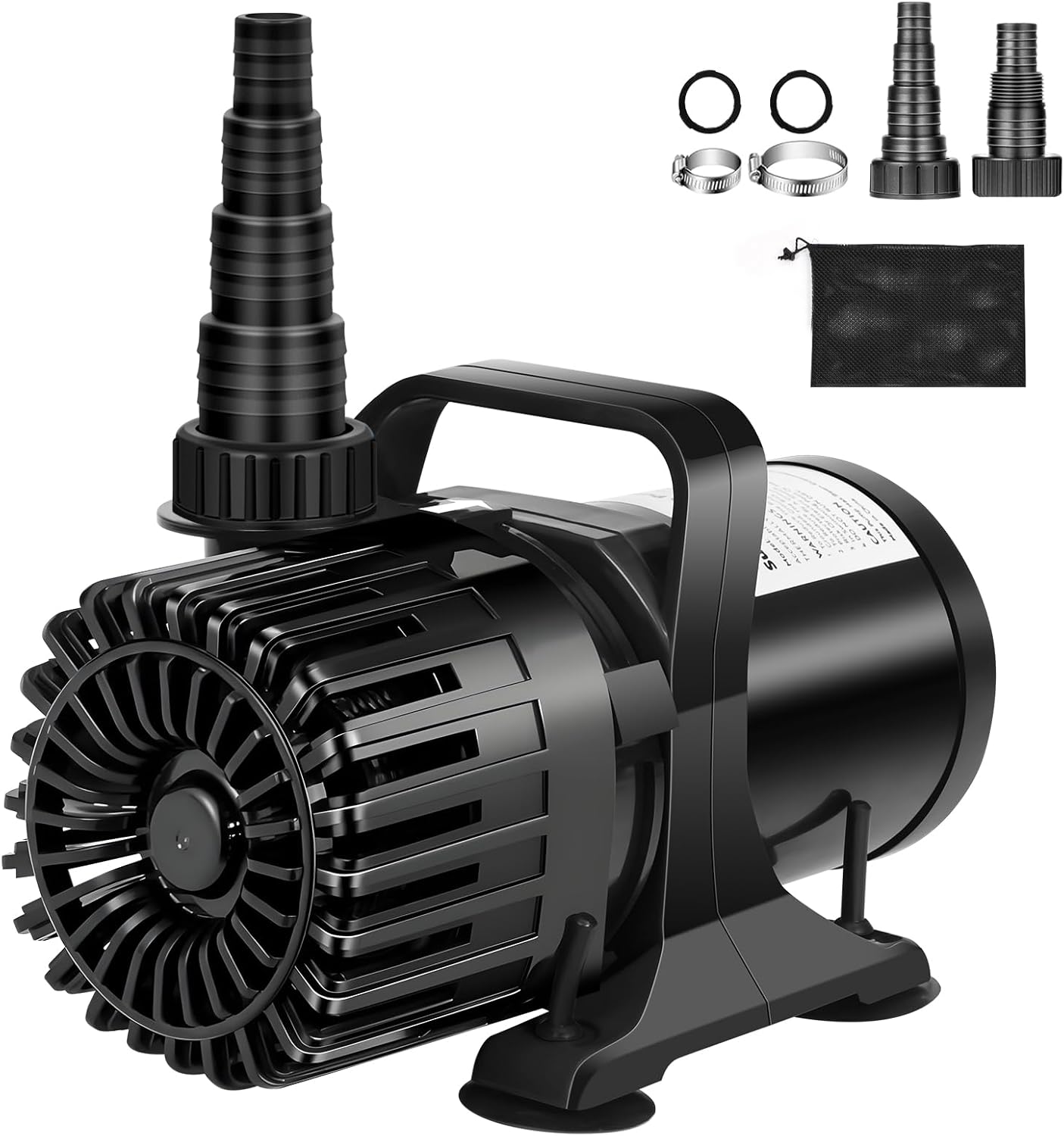 150W Submersible Pond Pump for Outdoor Ponds & Water Gardens
