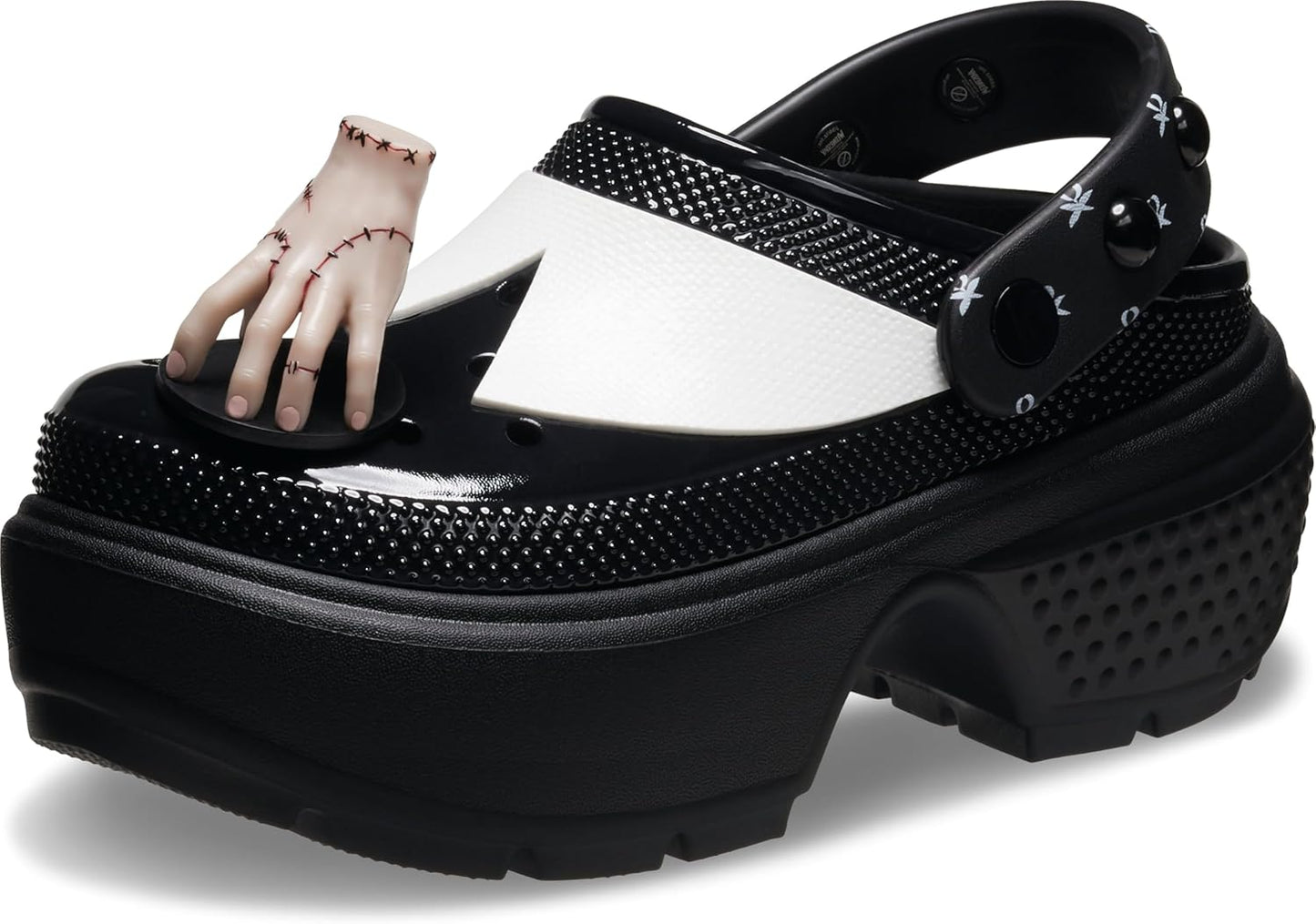 Crocs Womens Wednesday Addams Stomp Clog for Bold Comfort