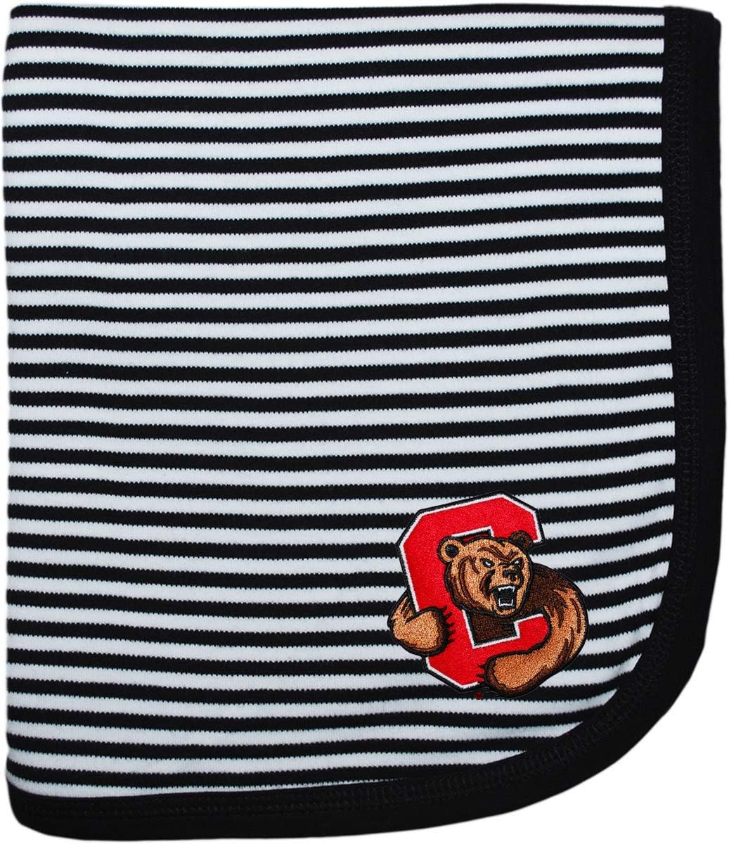 Creative Knitwear Cornell University Striped Baby Blanket for Toddlers