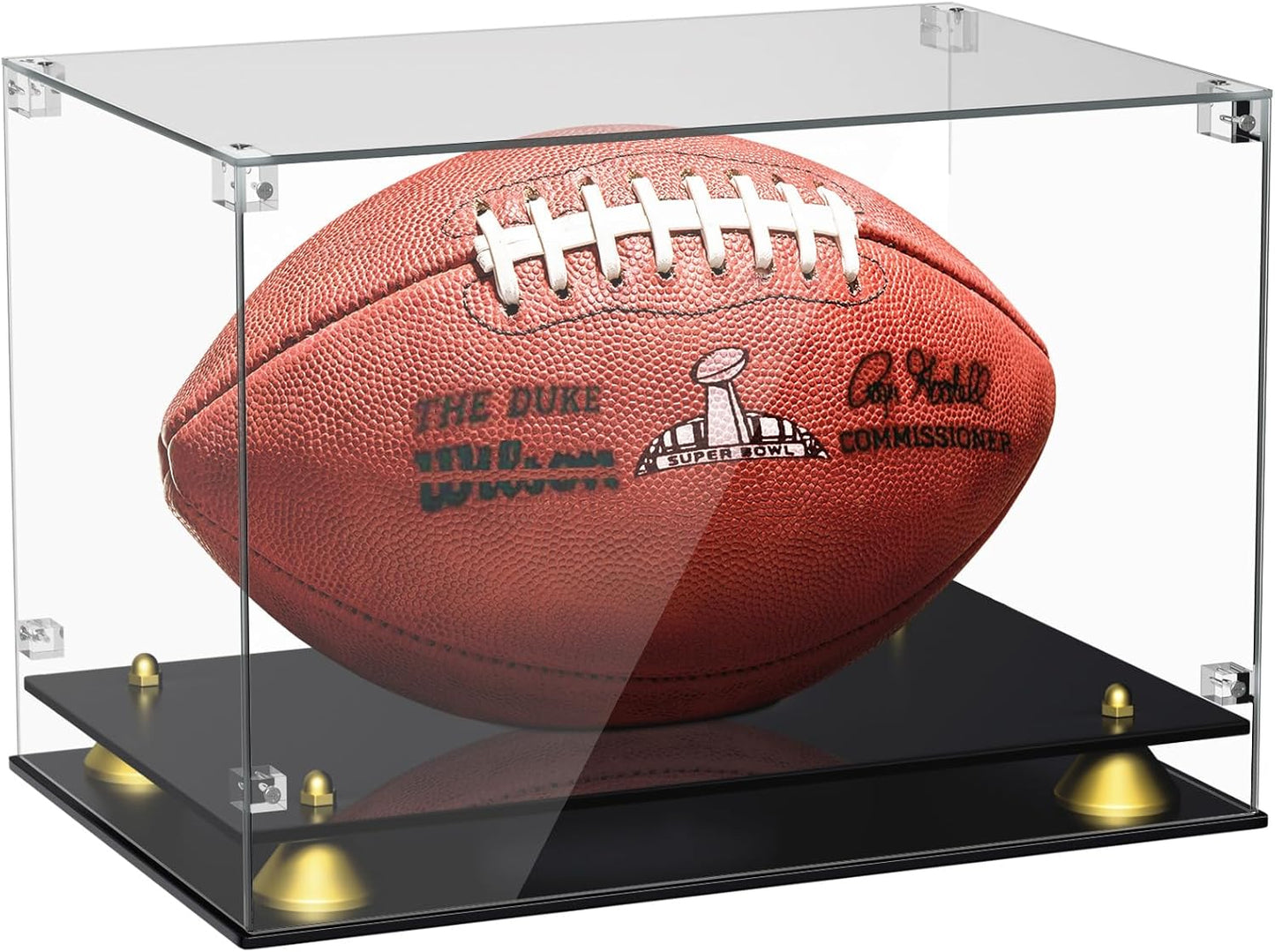 KKU Acrylic Football Display Case for Autographed Footballs