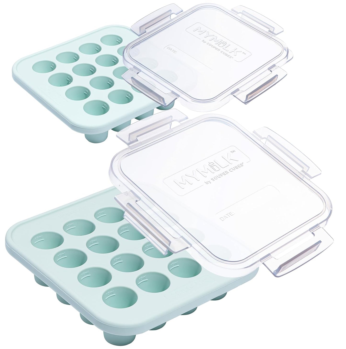 Souper Cubes MyMilk Silicone Breast Milk Freezer Trays - Mint