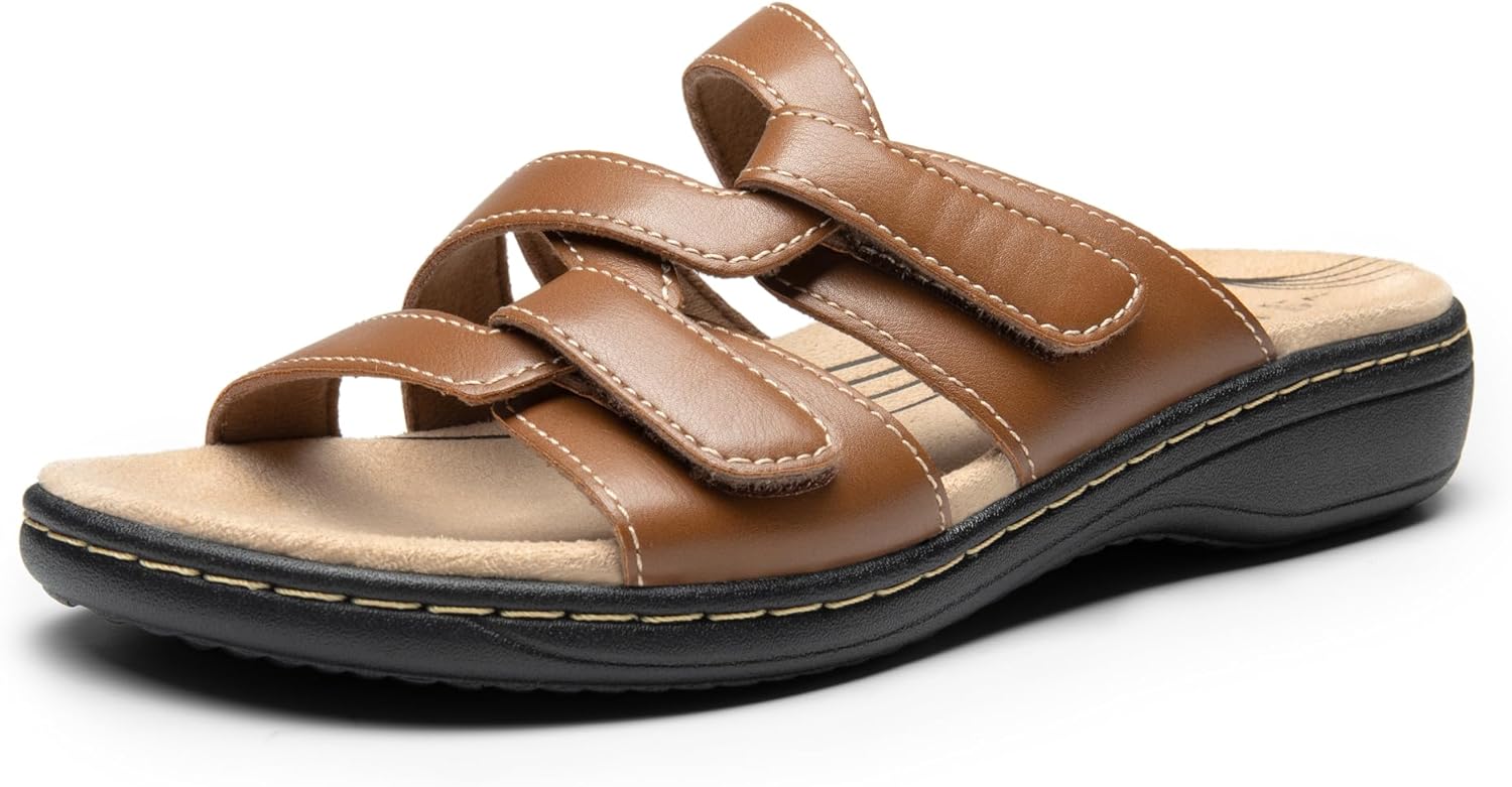 DREAM PAIRS Womens Slides with Arch Support for Comfort