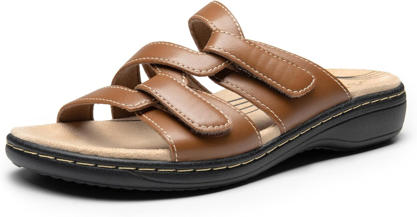 DREAM PAIRS Womens Slides with Arch Support for Comfort