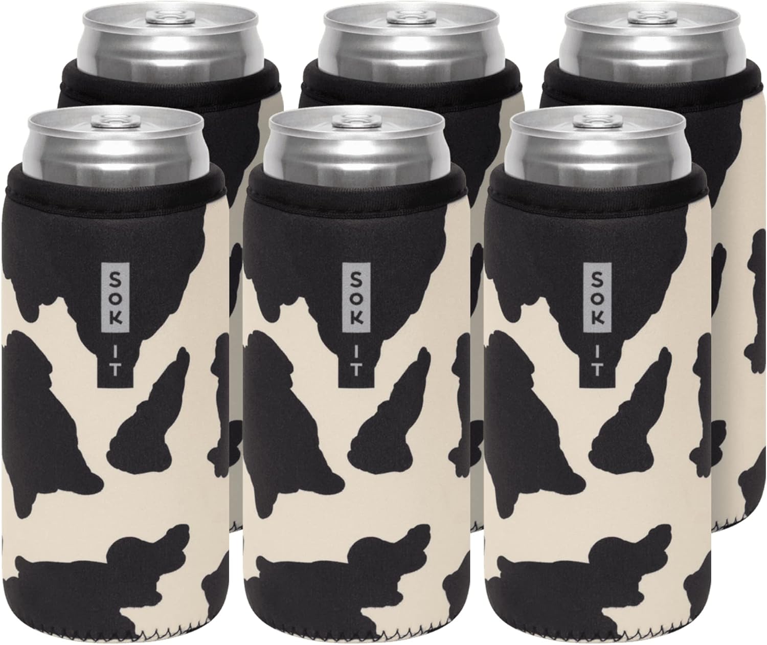 Sok It CanSok 6 Pack Insulated Neoprene Sleeve for Drinks