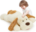 Giant Stuffed Puppy Dog Plush Pillow 31 in - Soft Cuddle Buddy