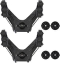 Kayak Paddle Holder Offset Dual Head Track Mount - Frees Track Space
