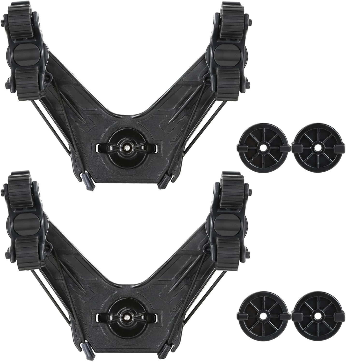 Kayak Paddle Holder for Fishing - Dual Head Track Mount Accessory