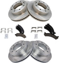 Front & Rear Ceramic Brake Pad and Rotor Kit for 2003-2020 Express