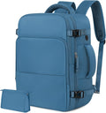 Travel Backpack for Men Women Carry On - Personal Item, Dark Blue
