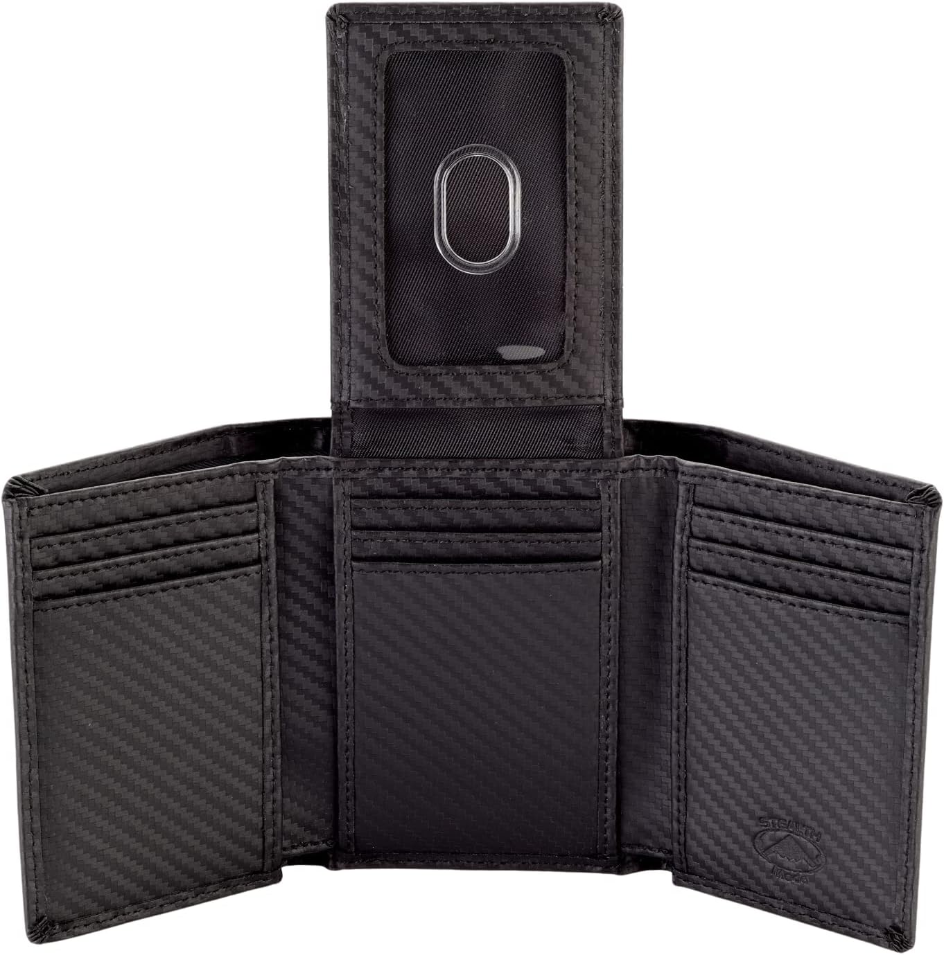 Stealth Mode Trifold Wallet - RFID Blocking Leather Case