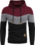 COOFANDY Mens Hooded Sweatshirt for Casual Comfort