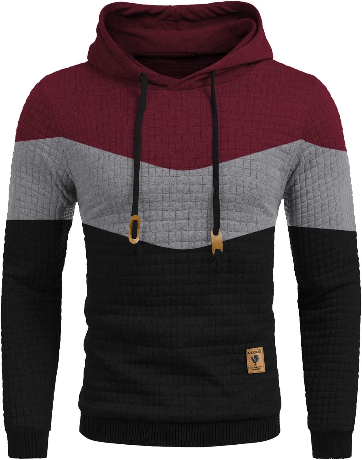 COOFANDY Mens Hooded Sweatshirt for Casual Comfort