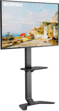 Ultra Slim TV Floor Stand for 37-86 Inch TVs with Shelf