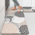 Kitchen Rugs and Mats Cushioned Anti Fatigue Kitchen Mat 2PCS