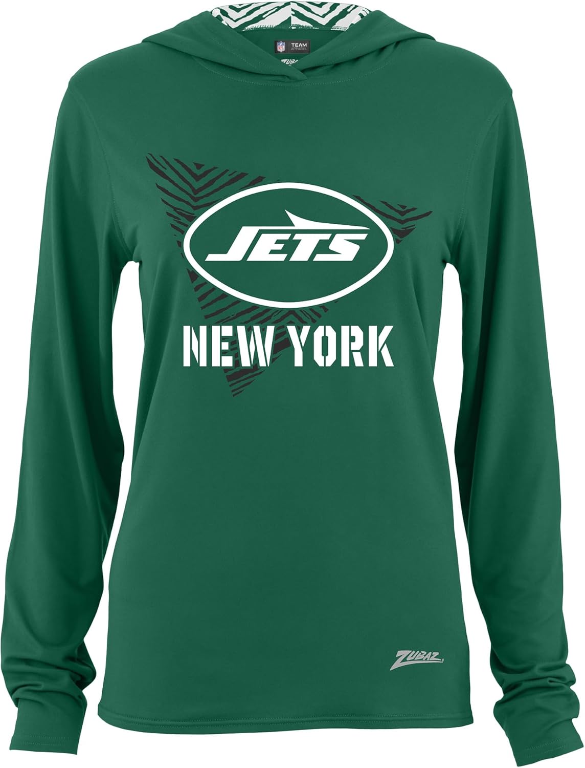 Zubaz NFL Women's Lightweight Hoodie for Game Day Comfort