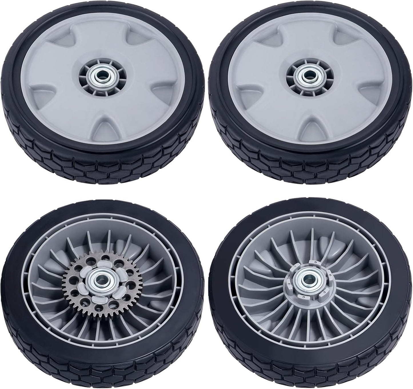CheeMuii 9in Lawn Mower Wheels Kit for Honda HRX217 HRR216