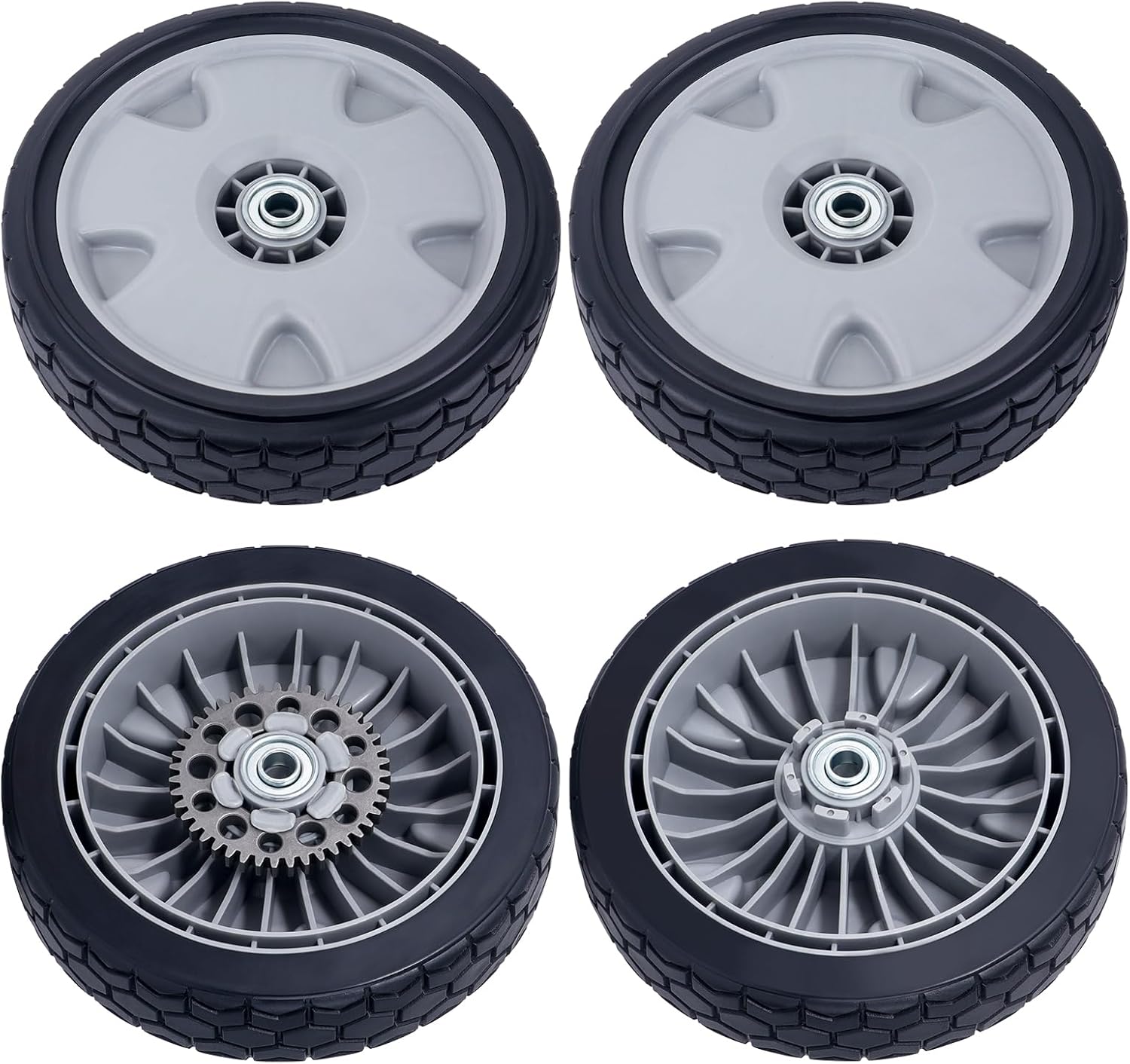 CheeMuii 9in Lawn Mower Wheels Kit for Honda HRX217 HRR216