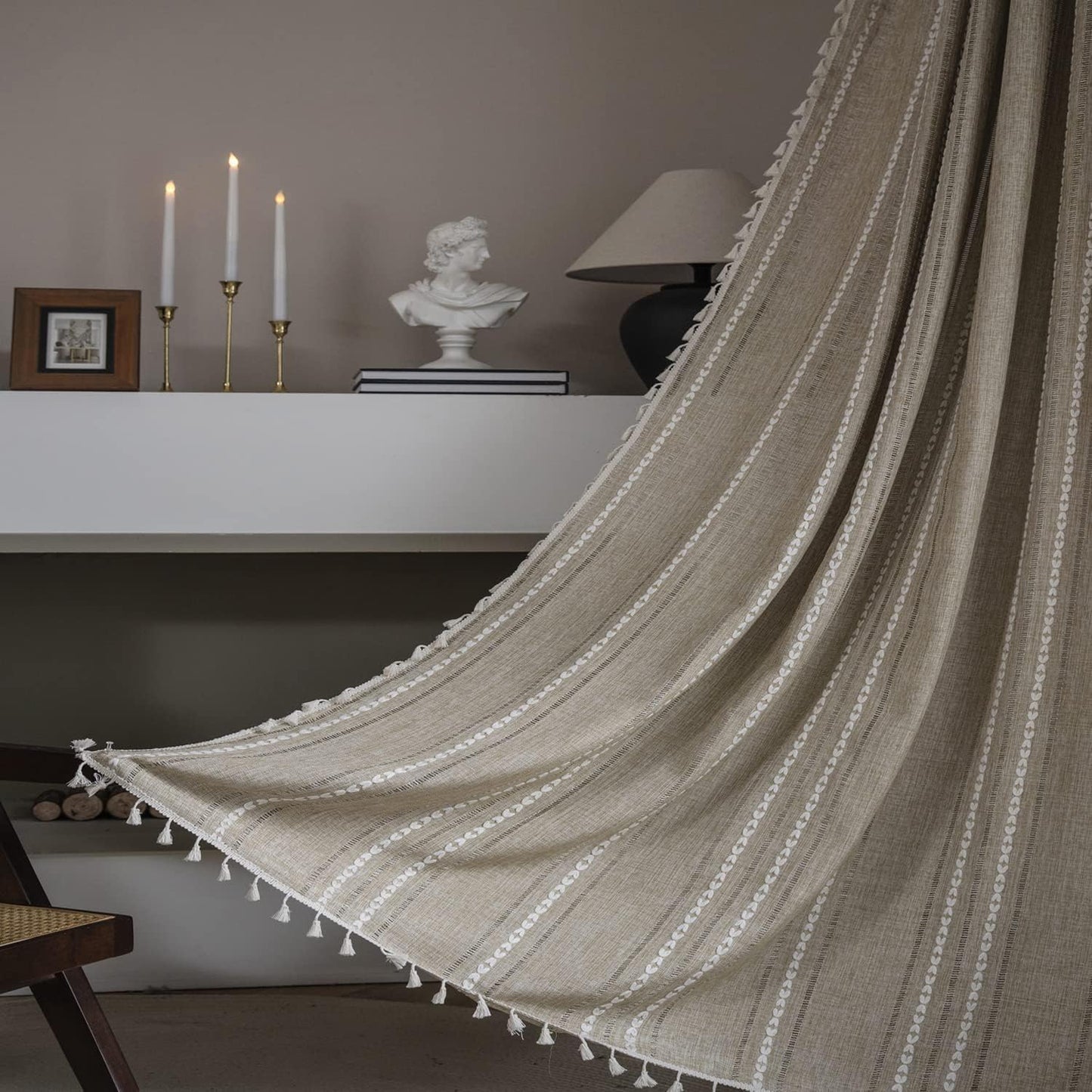 ColorBird Boho Curtains 96 inches Long for Cozy Living Spaces