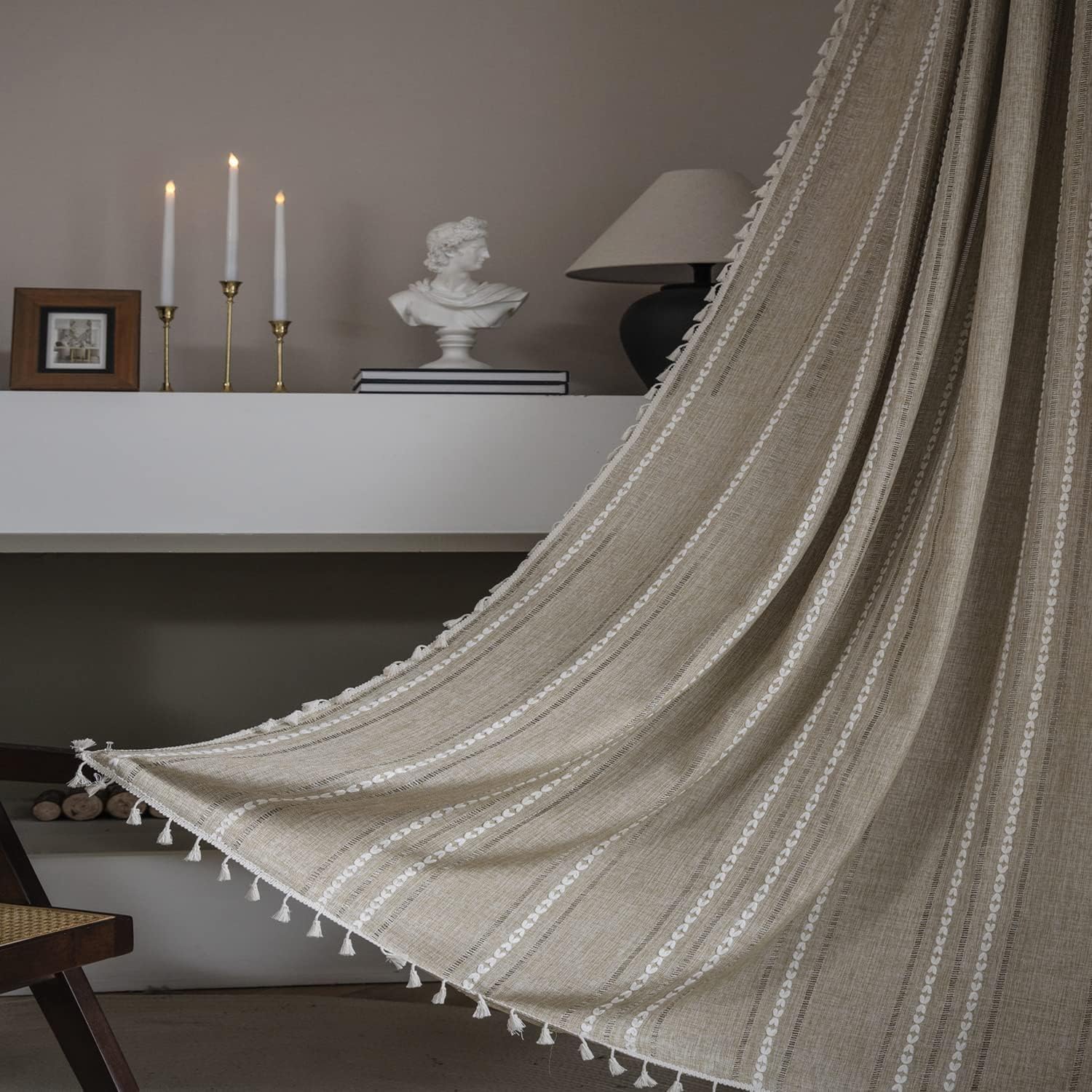 ColorBird Boho Curtains 96 inches Long for Cozy Living Spaces
