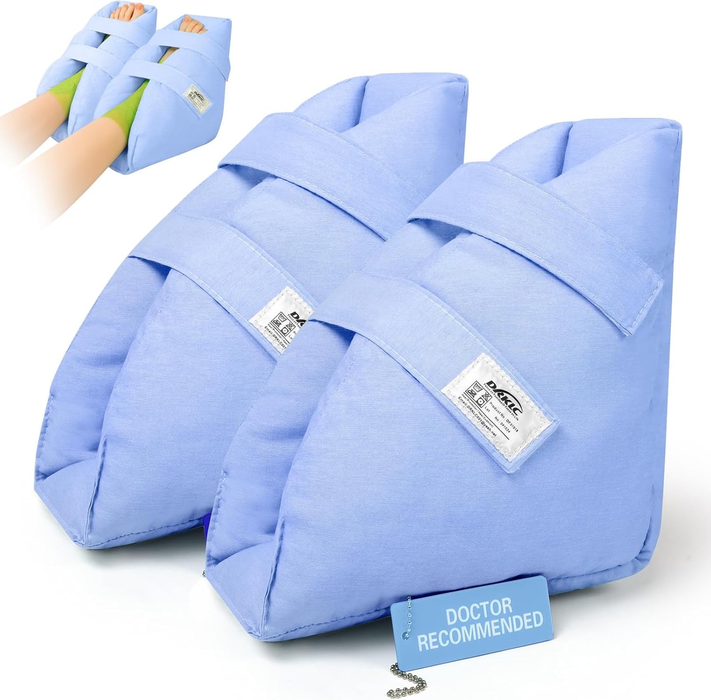 Heel Protectors for Pressure Sores - Adjustable Foot Boot for Recovery