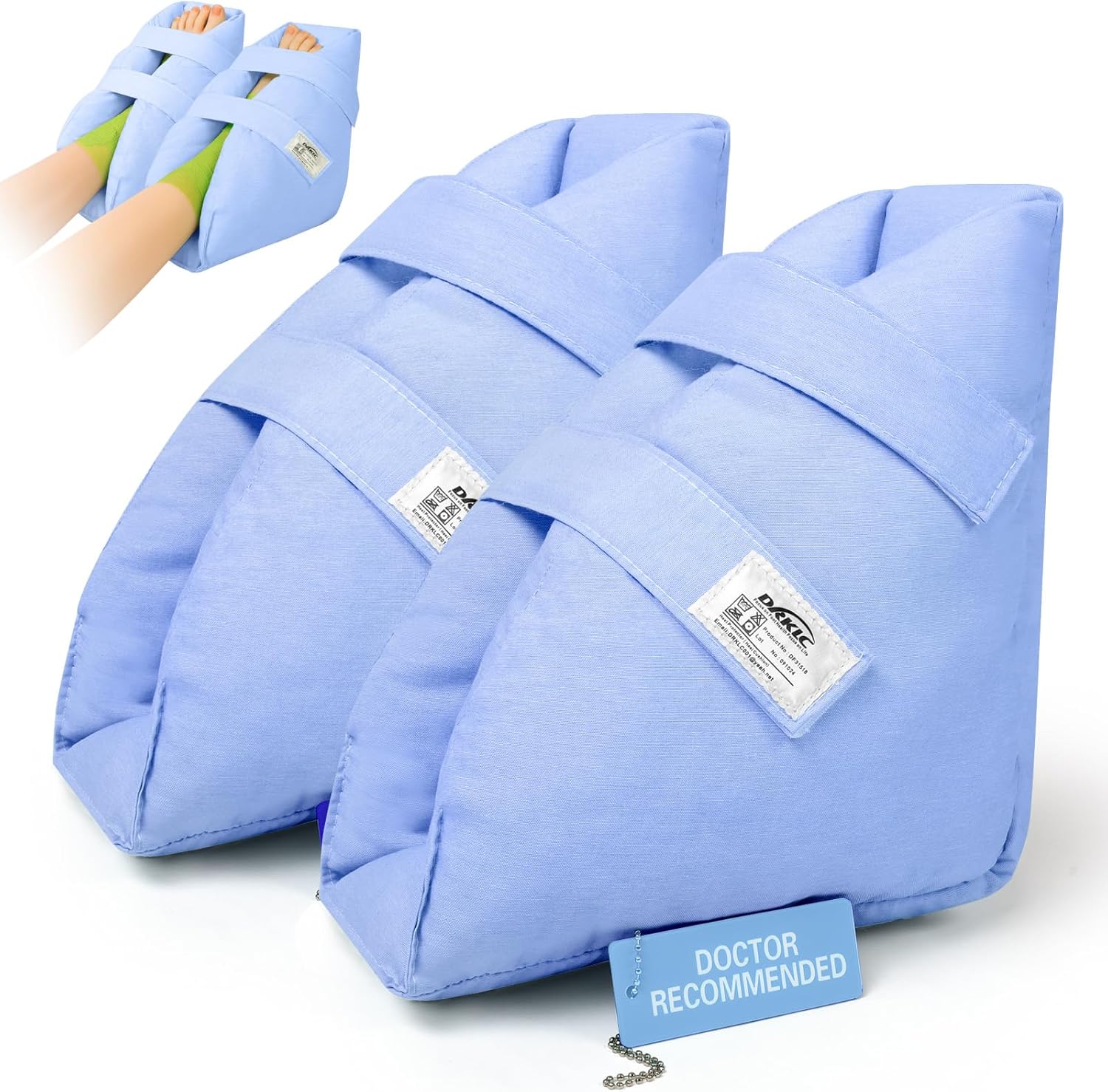 Heel Protectors for Pressure Sores - Adjustable Foot Boot for Recovery