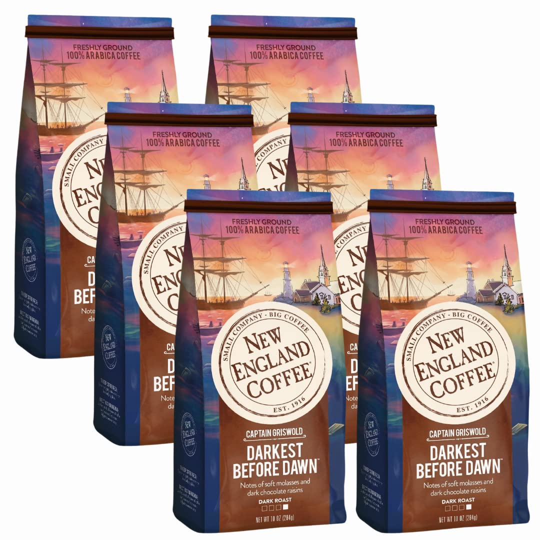 New England Coffee Darkest Before Dawn Dark Roast Ground Coffee