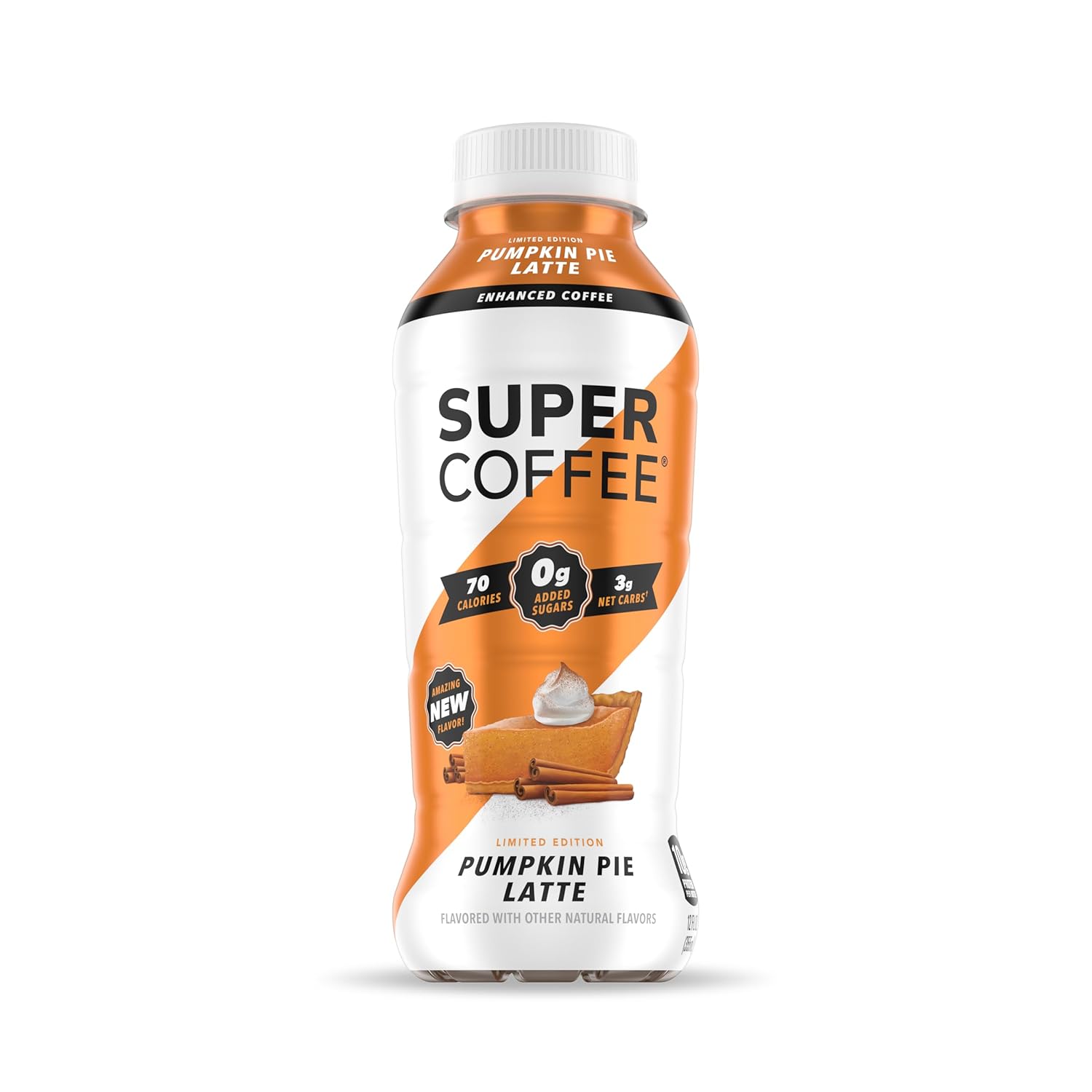 Pumpkin Pie Latte Super Coffee - Keto Friendly Protein Drink