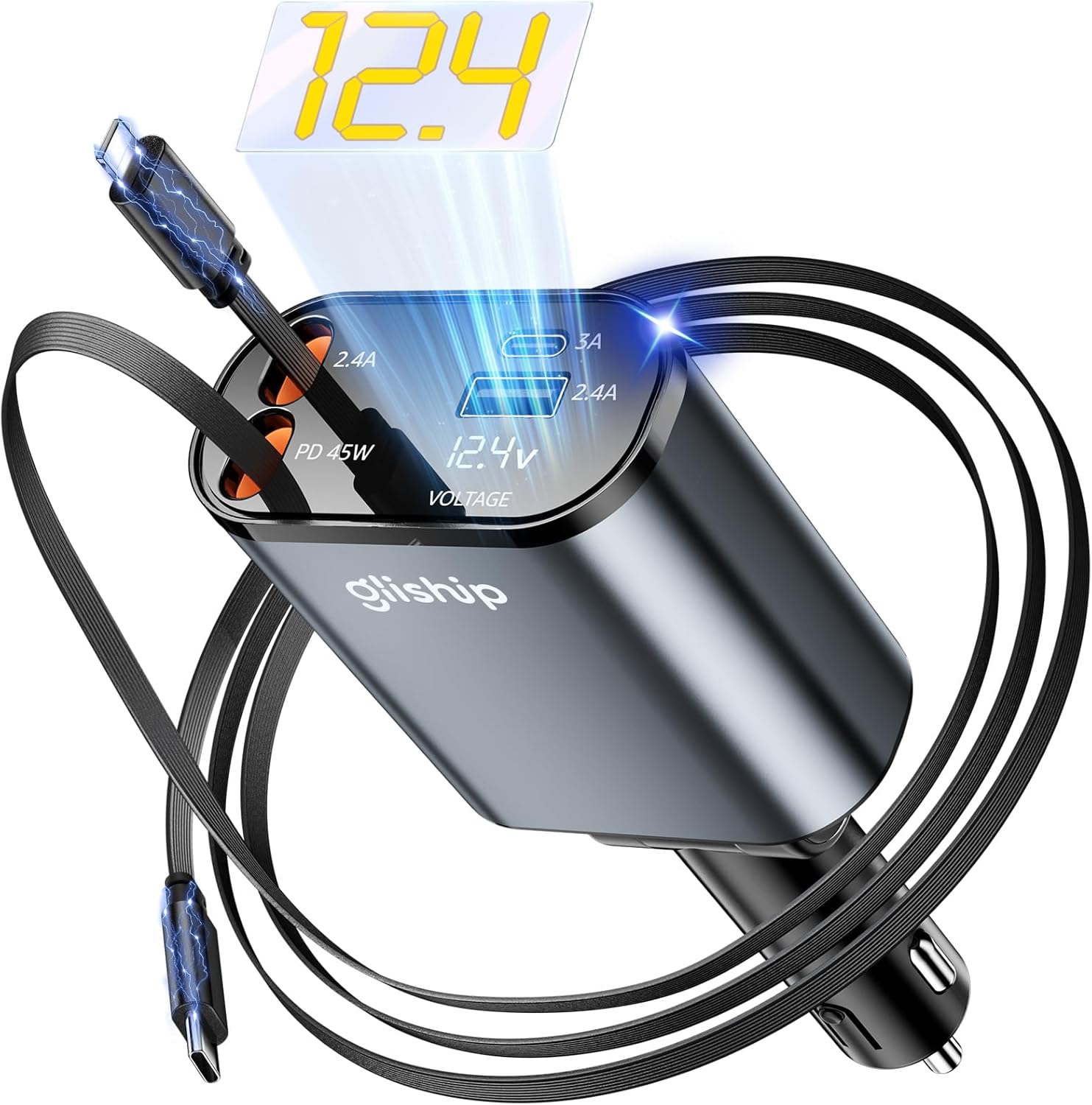 Ultimate 84W Fast Car Charger for iPhone & Android