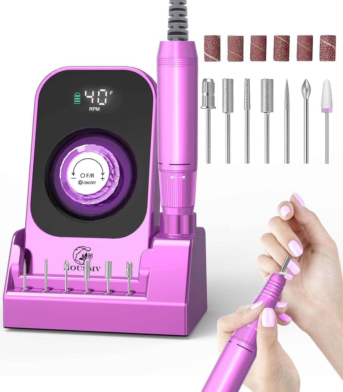 Professional Nail Drill Electric File for Salon and Home Use