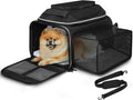 Petskd Expandable Pet Carrier for Small Dogs and Cats 17x11x9.5