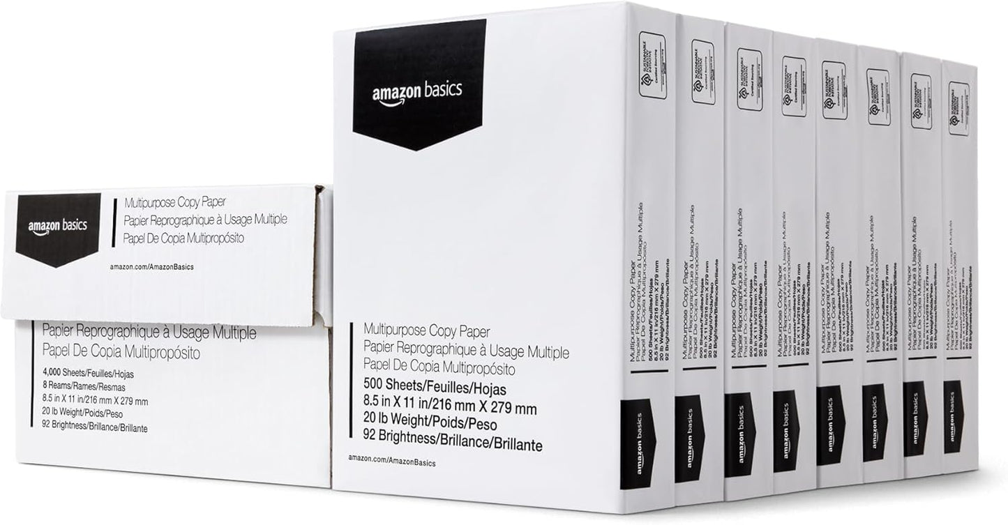 Multipurpose Copy Printer Paper for Home and Office Use