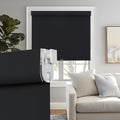 Persilux No Drill Roller Shades Blackout Window Shades - Cordless